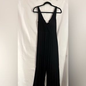 Black tank top jumpsuit